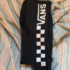 Black Vans leggings